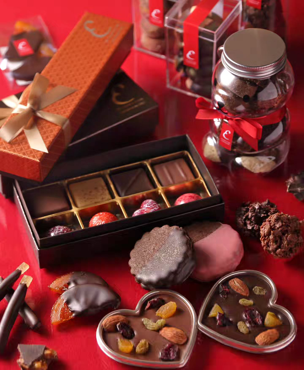 ボンボンショコラのバラ売りや、オレンジのバレンシアなど