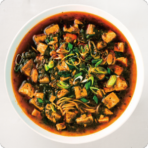 麻辣麻婆つゆそば（黒）