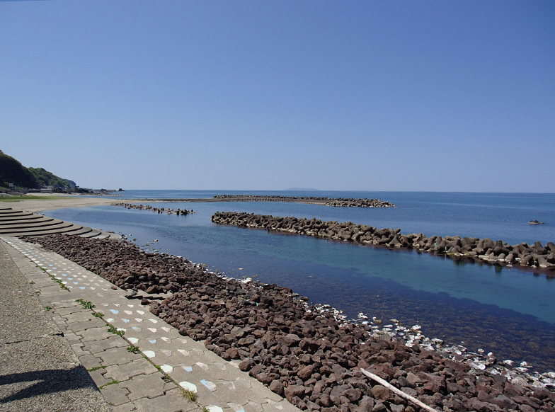 初夏の温海海岸