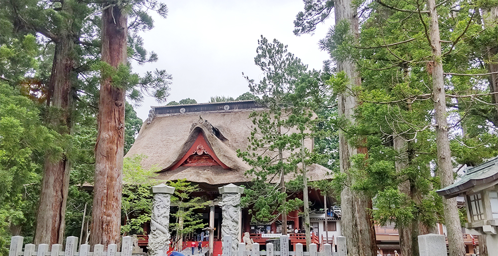 羽黒山　三神合祭殿　鶴岡市