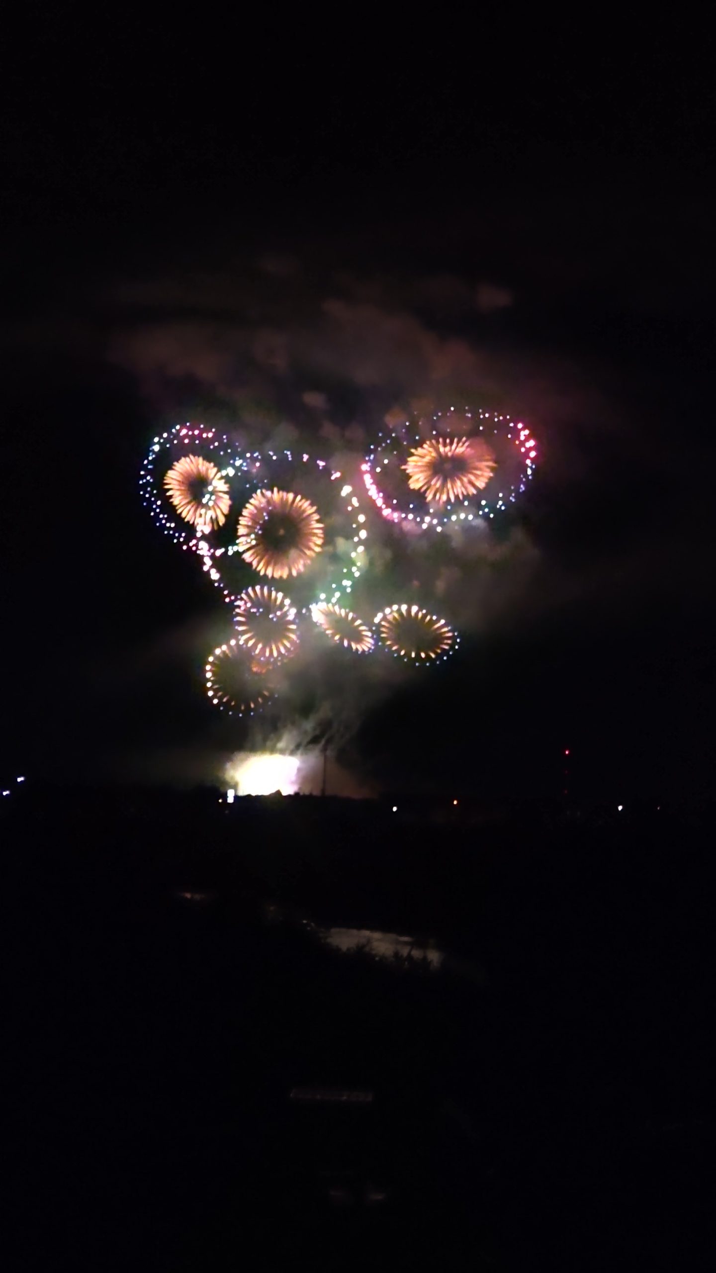 赤川花火大会　鶴岡市