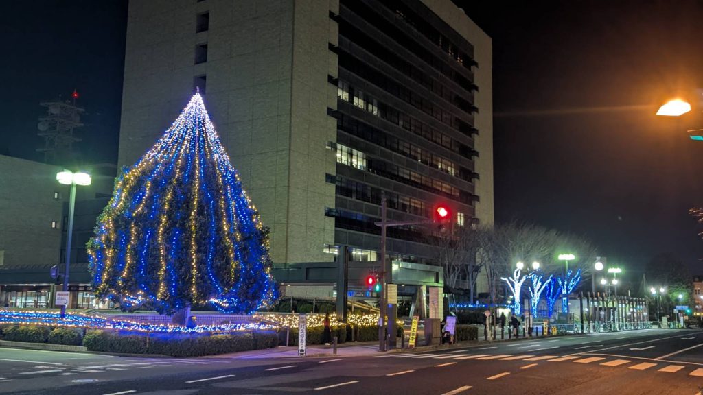 山形市役所　イルミネーション
