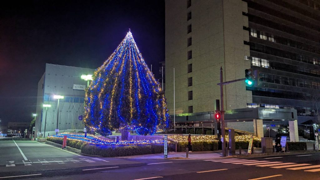 山形市役所イルミネーション
